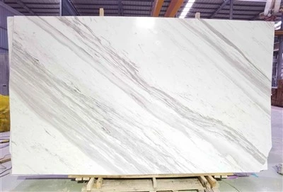 תצוגת מוצר ייצור חדש לבן Carrara Volakas שיש