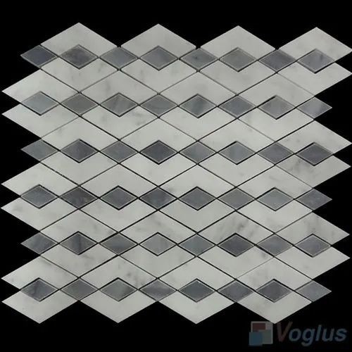 white diamond marble slab